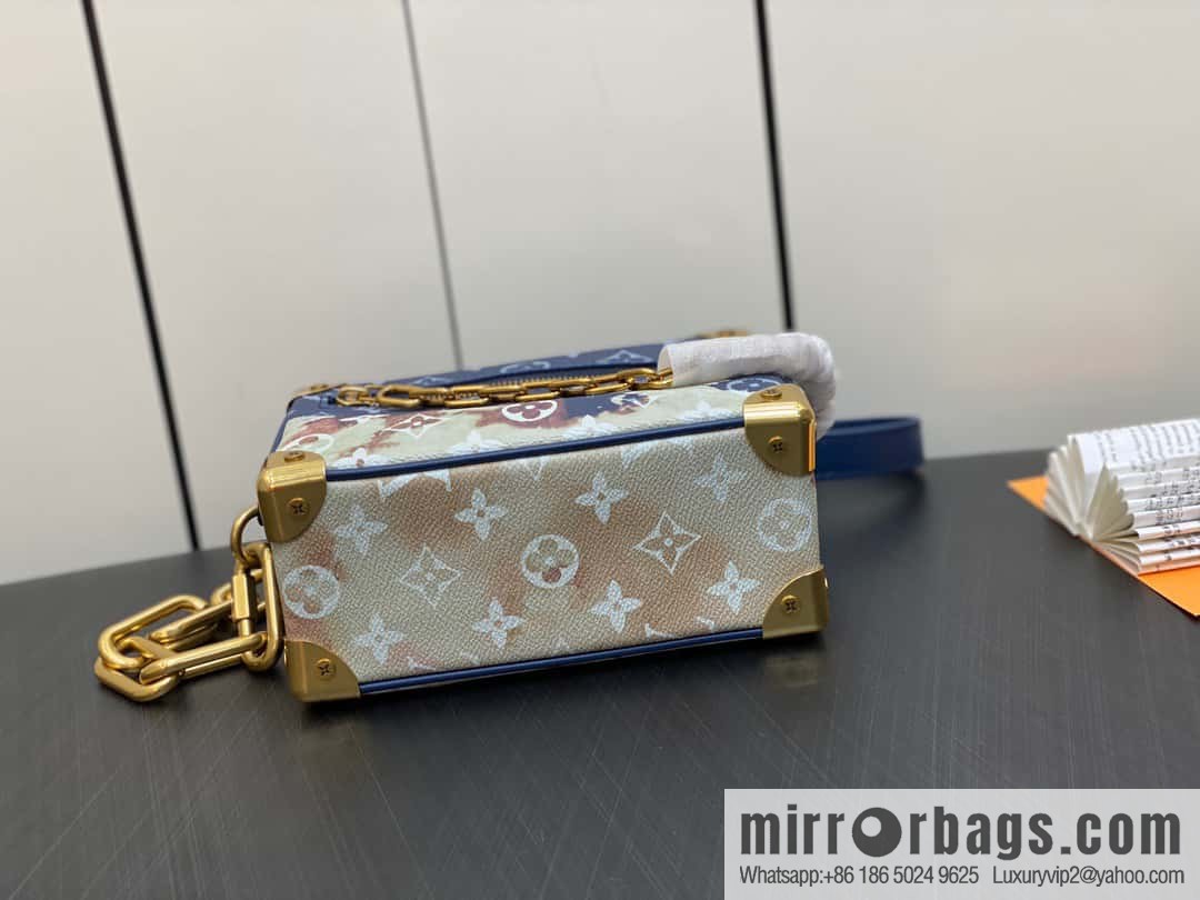 [Original order boutique] M23731 blue flame, box box series M44480 This Mini Soft Trunk handbag