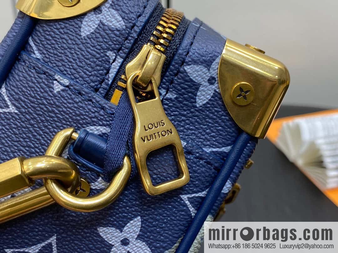 [Original order boutique] M23731 blue flame, box box series M44480 This Mini Soft Trunk handbag