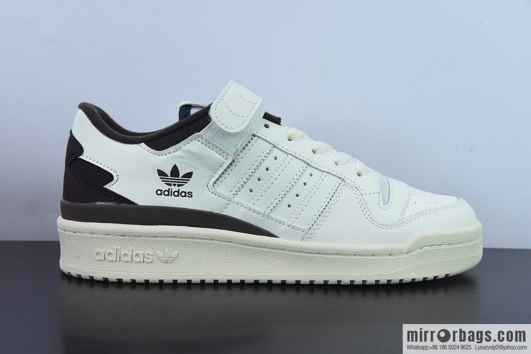 Adidas originals Forum 84 Low Adidas White Brown Sports Casual Shoes Item No. GZ8959