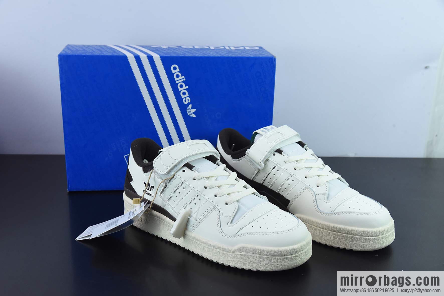 Adidas originals Forum 84 Low Adidas White Brown Sports Casual Shoes Item No. GZ8959