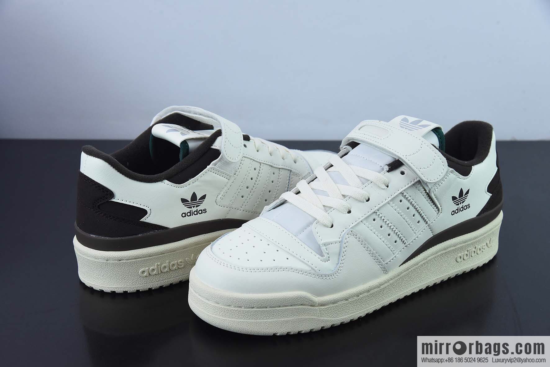 Adidas originals Forum 84 Low Adidas White Brown Sports Casual Shoes Item No. GZ8959