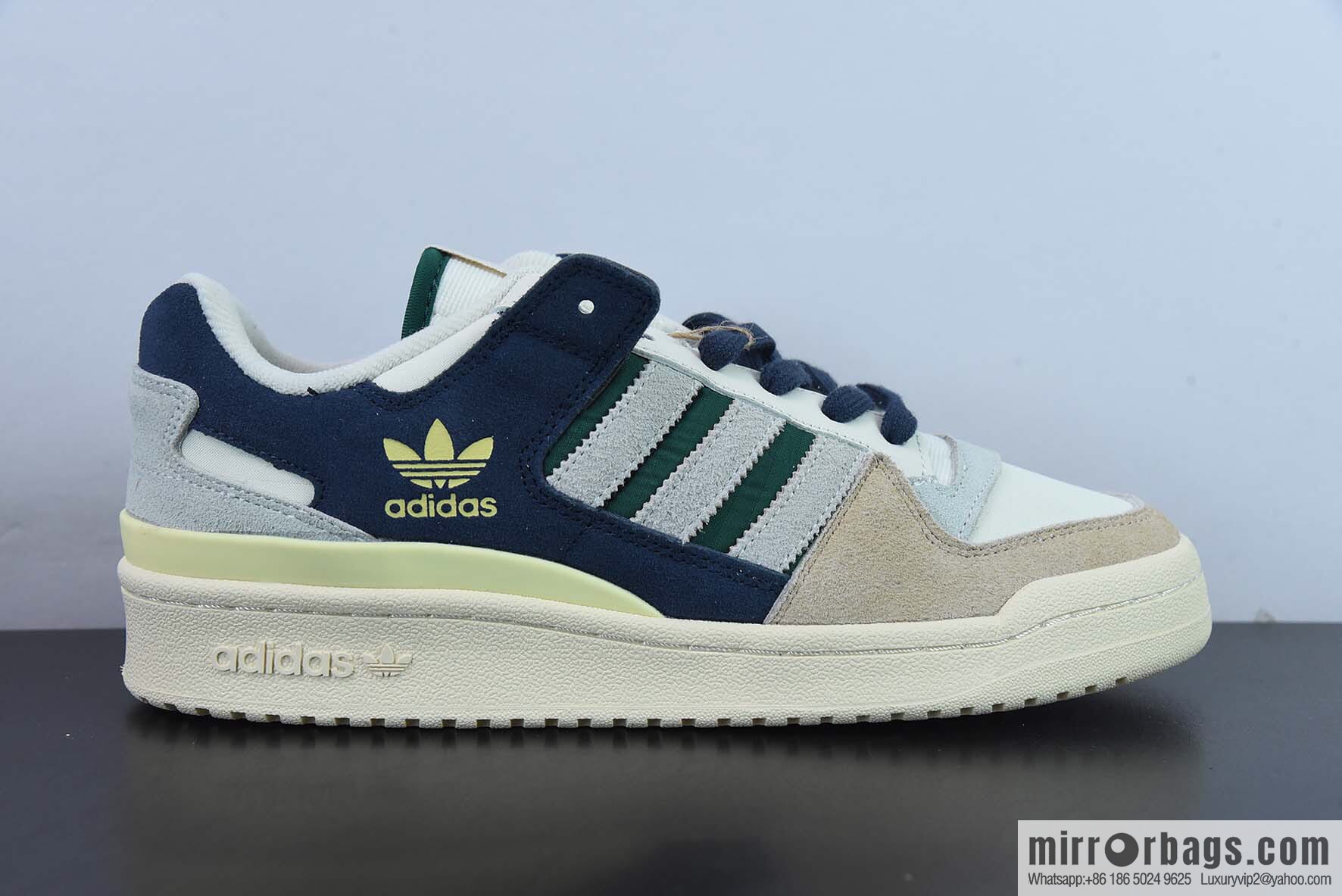 Adidas originals Forum 84 Low Adidas White Brown Sports Casual Shoes Item No. GW4332