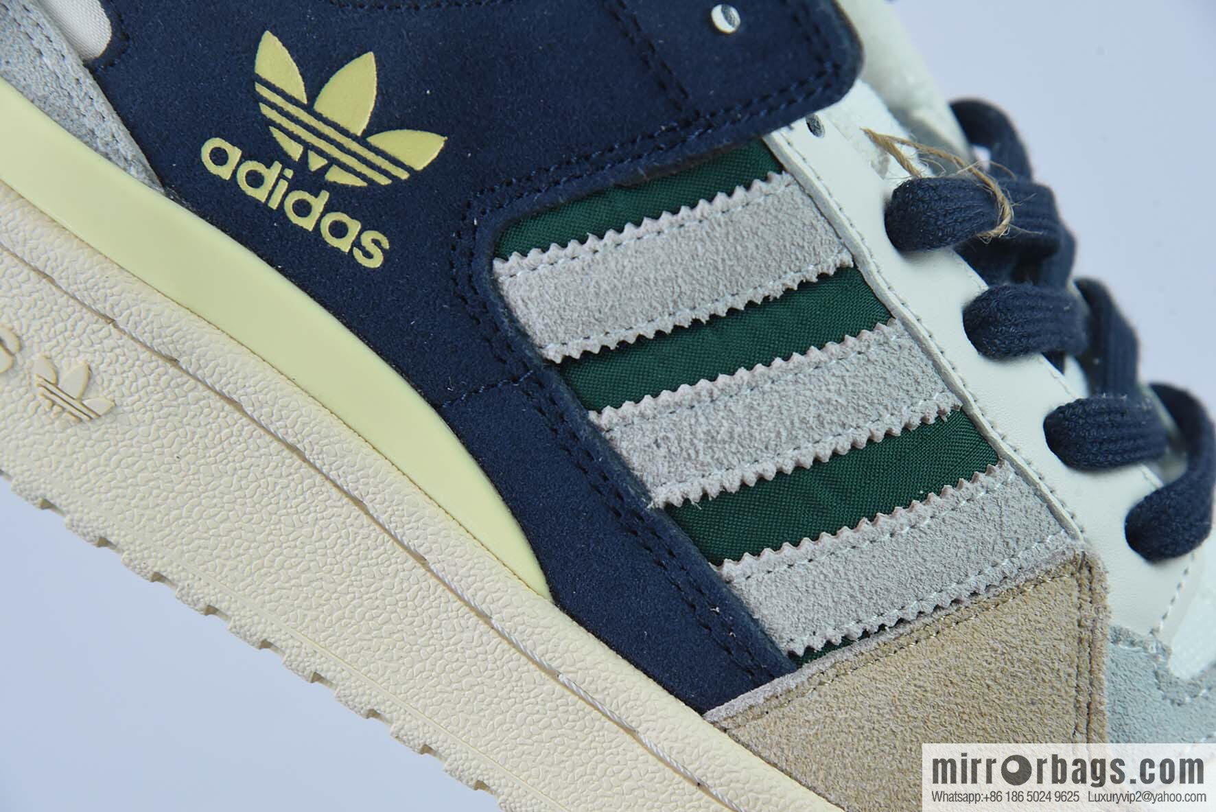 Adidas originals Forum 84 Low Adidas White Brown Sports Casual Shoes Item No. GW4332