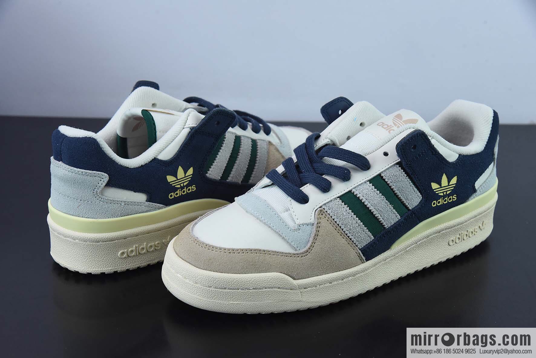 Adidas originals Forum 84 Low Adidas White Brown Sports Casual Shoes Item No. GW4332