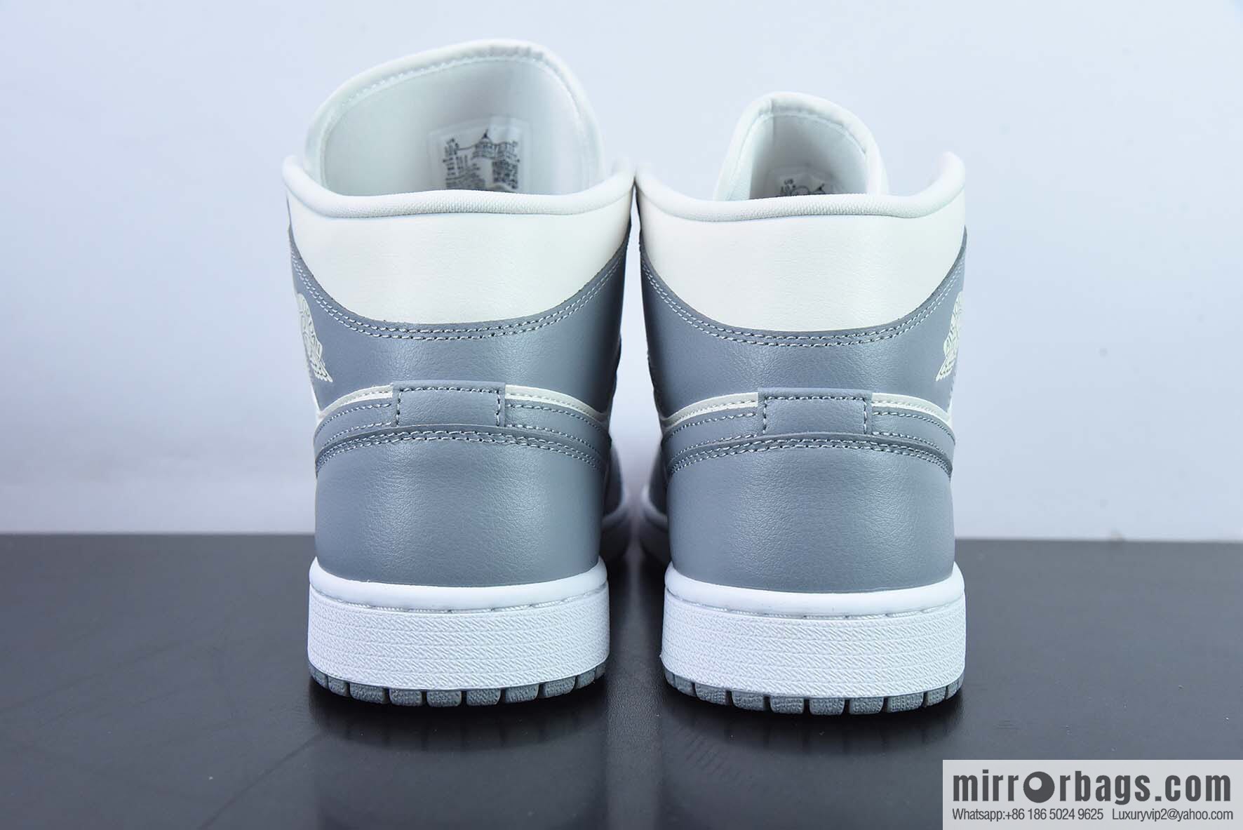 Air Jordan 1 Mid Gray and White Small Dior 2.0 Middle Series Item Number: BQ6472-115