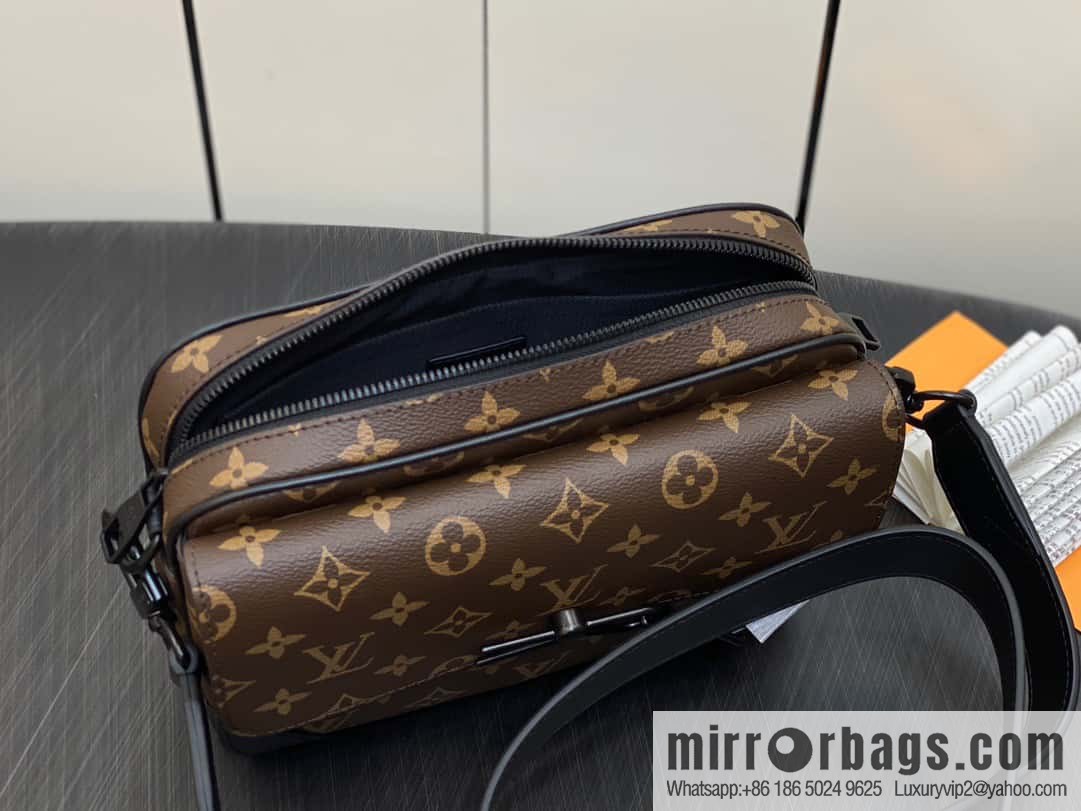 [Original single boutique] M46795 monogram men's bag messenger bag series Steamer messenger bag