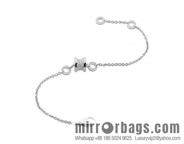 ☀️BVLGARI B. ZERO1 Full Diamond Small Waist Bracelet