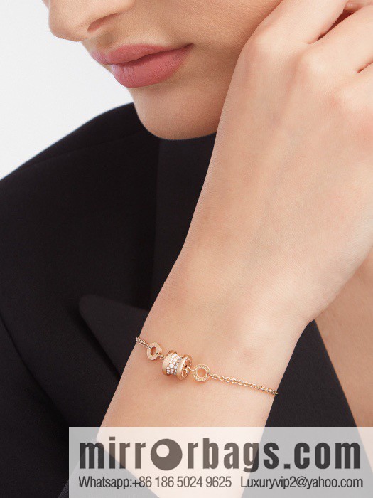 ☀️BVLGARI B. ZERO1 Full Diamond Small Waist Bracelet