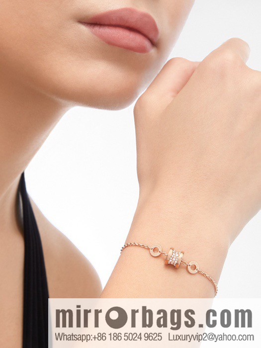 ☀️BVLGARI B. ZERO1 Full Diamond Small Waist Bracelet