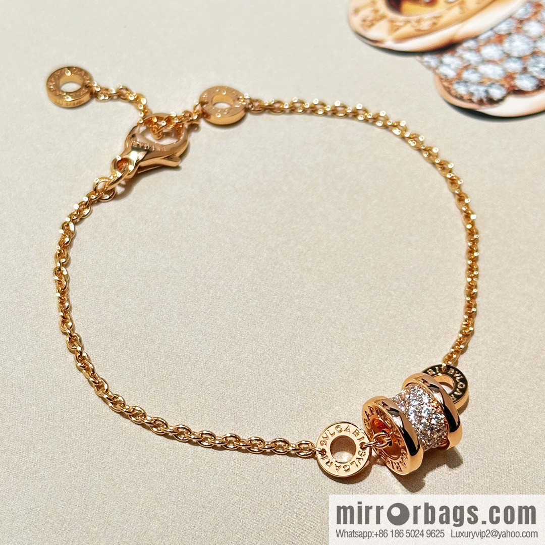 ☀️BVLGARI B. ZERO1 Full Diamond Small Waist Bracelet