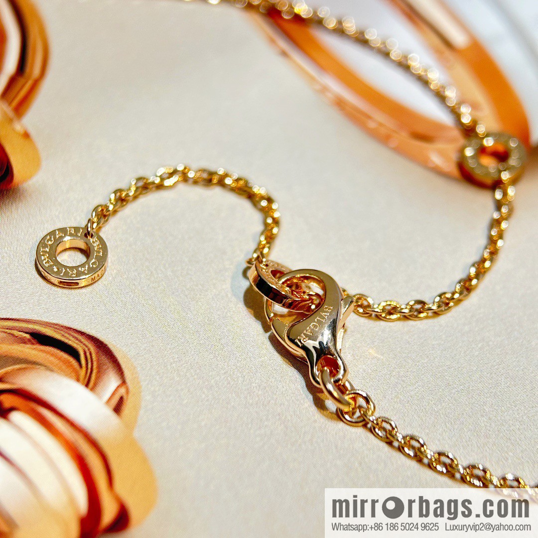 ☀️BVLGARI B. ZERO1 Full Diamond Small Waist Bracelet