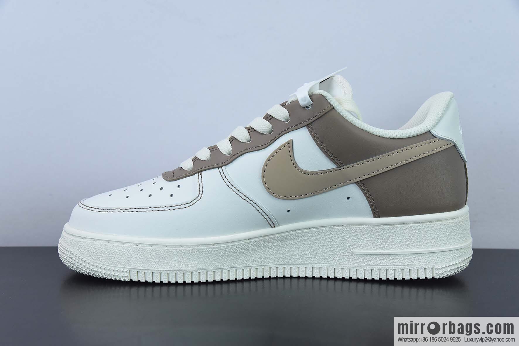 NK Air Force 1 Air Force One low-top sports and leisure shoes, beige mocha brown item number: DT0226-303
