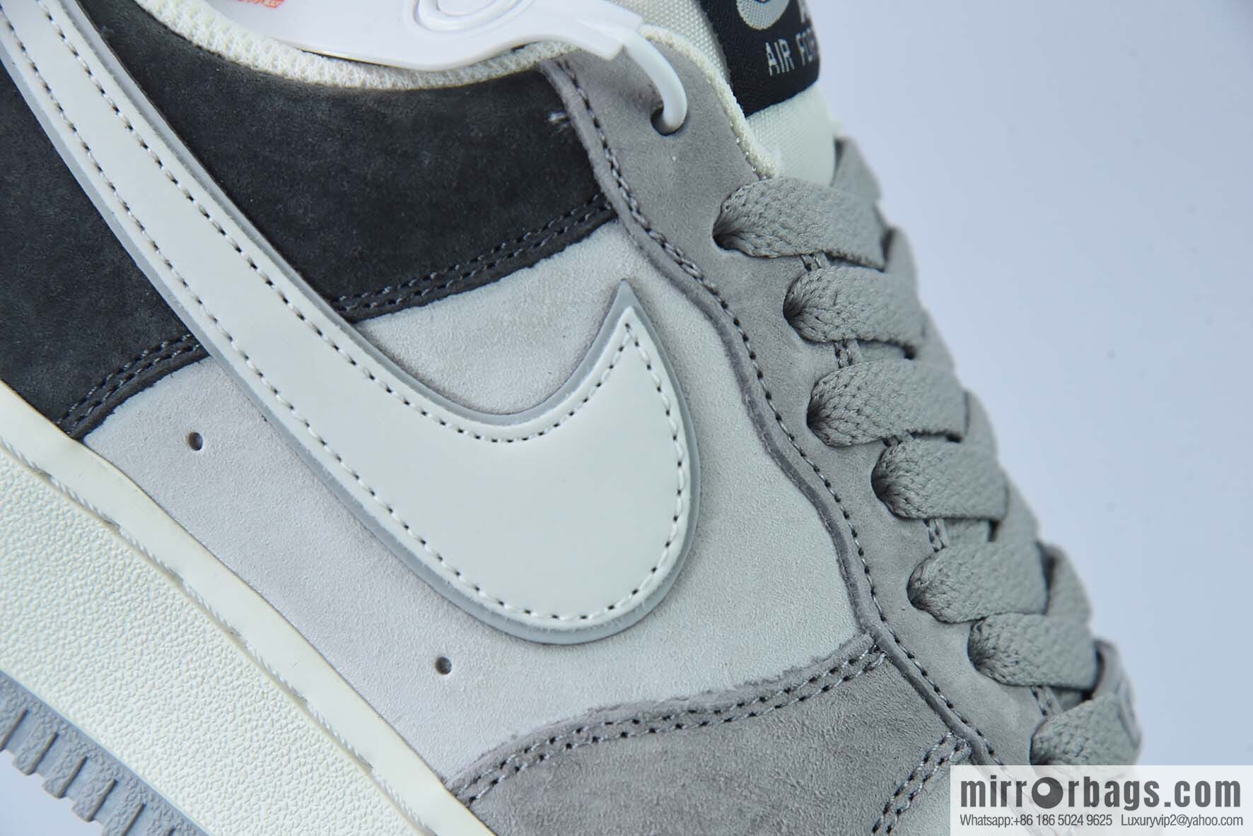 Nk Air Force 1 '07 Low white gray patchwork suede color scheme DW0831-896
