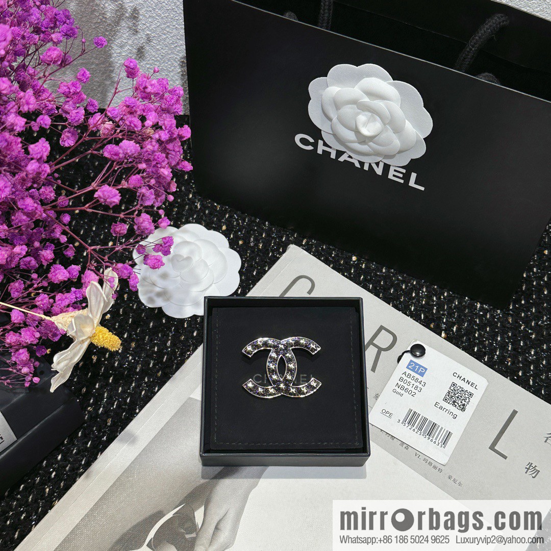 ☀️New ☑️ Chanel Double C Pentagram ⭐ Star Brooch