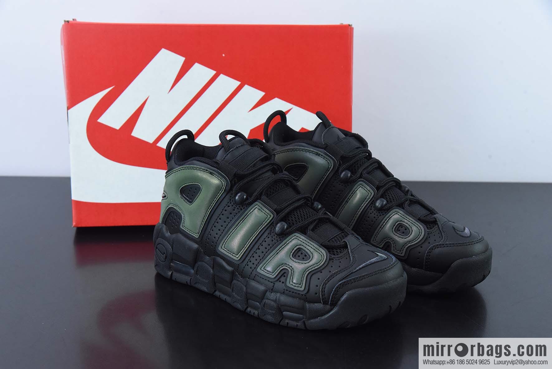 Nike Air More Uptempo Pippen Classic High Street Versatile Basketball Shoes Item Number: 922845-001