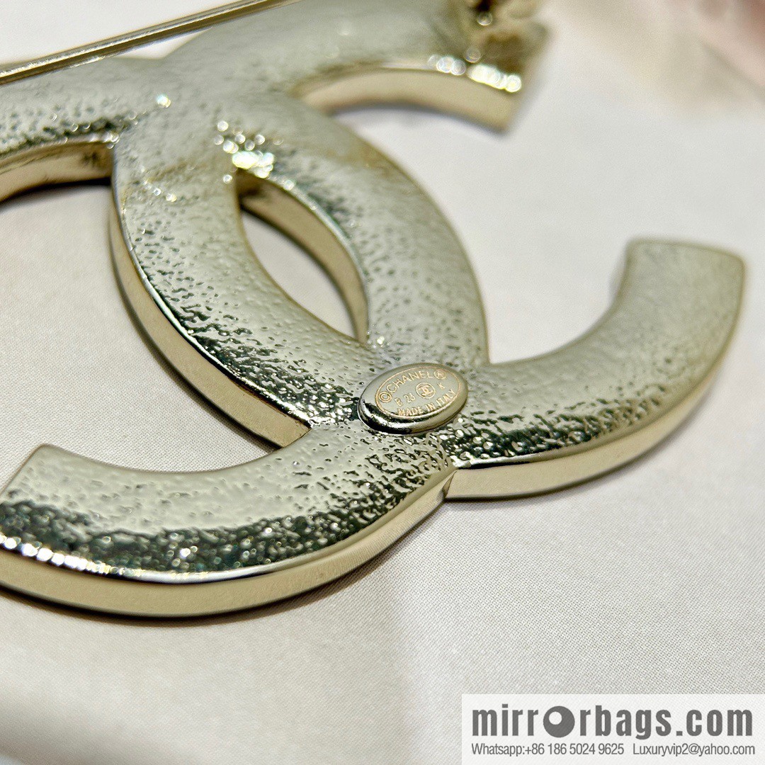 ☀️New ☑️ Chanel Double C Pentagram ⭐ Star Brooch