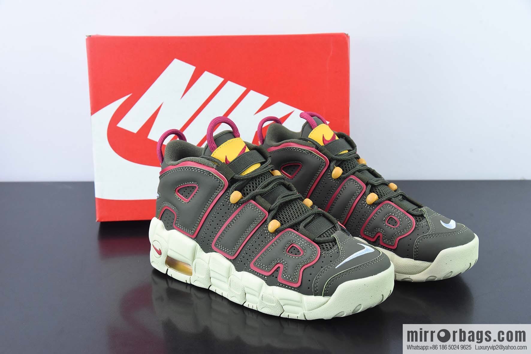 Nike Air More Uptempo Pippen Classic High Street Versatile Basketball Shoes Item Number: DH0622-300