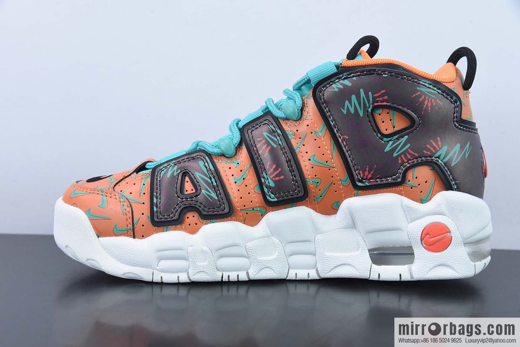 Nike Air More Uptempo Pippen Classic High Street Versatile Basketball Shoes SKU: AT3408-800