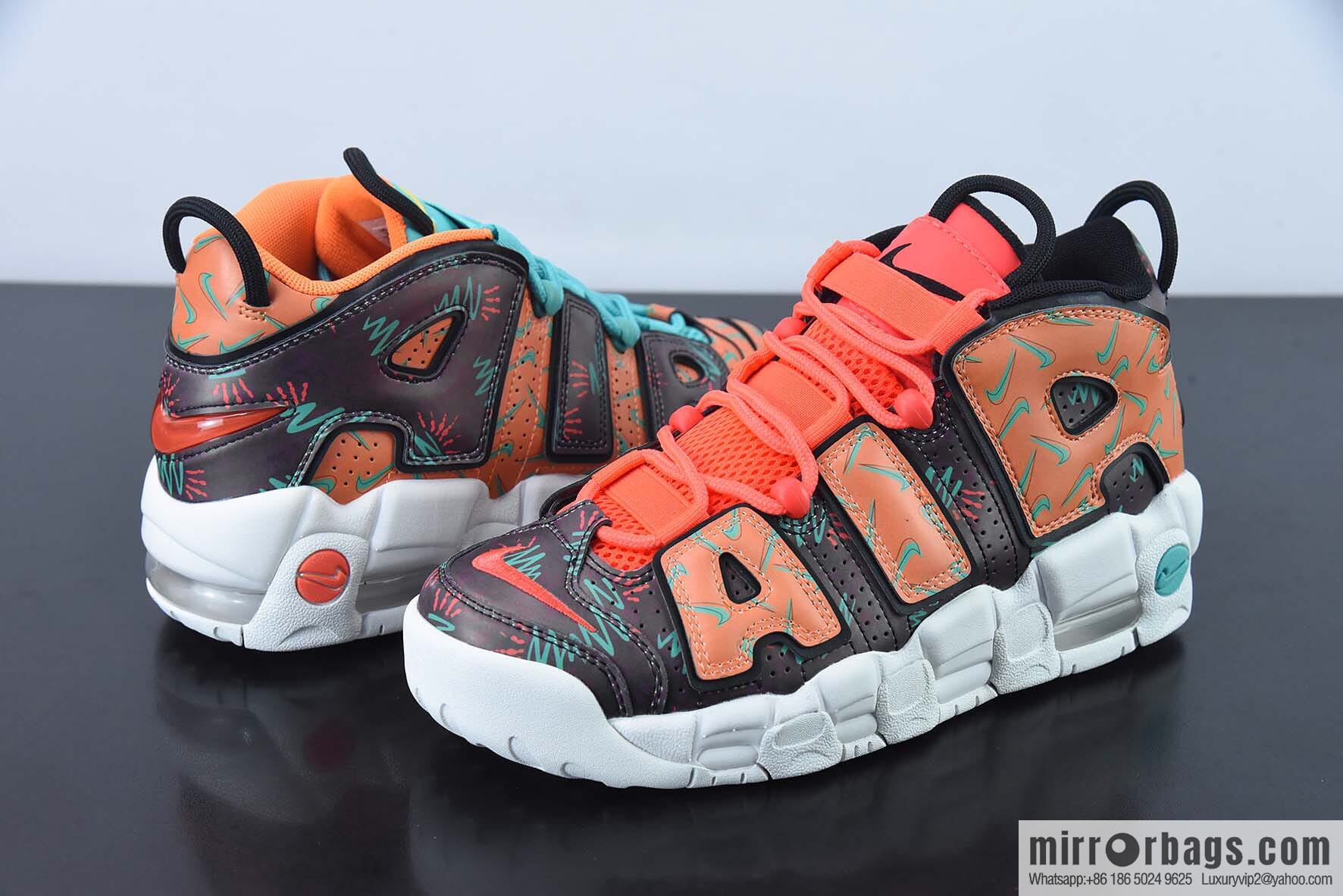 Nike Air More Uptempo Pippen Classic High Street Versatile Basketball Shoes SKU: AT3408-800