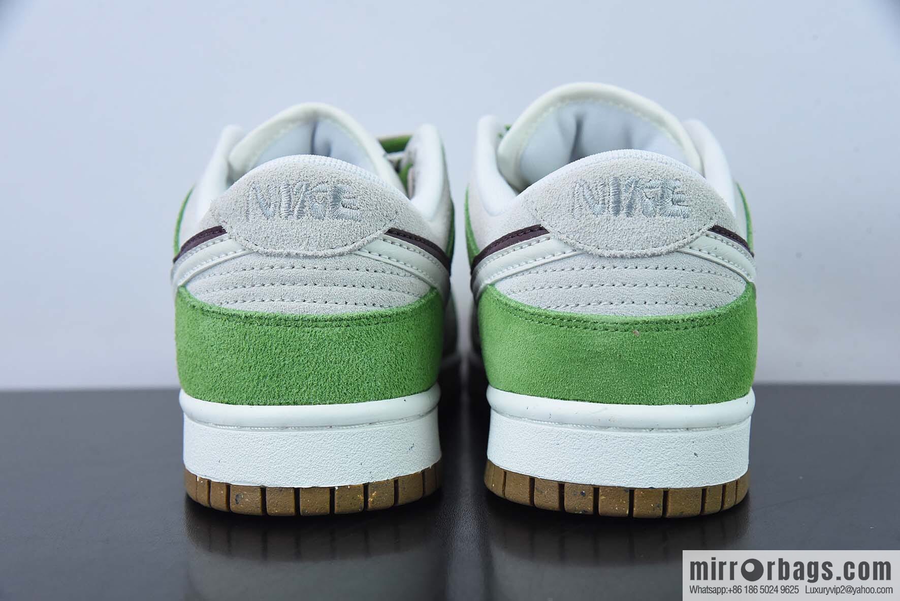 NK Dunk Low SB sail white and green burgundy double hook low-top casual board shoes, item number: DO9457-103