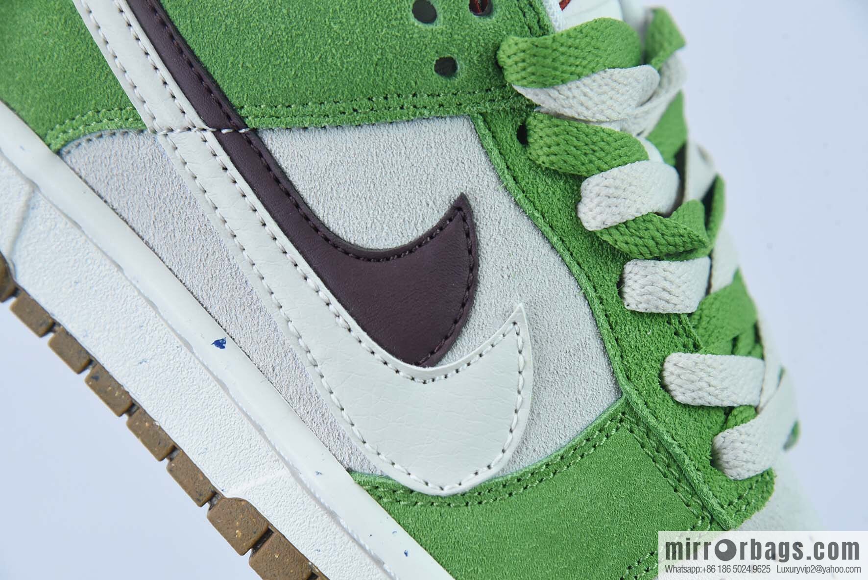 NK Dunk Low SB sail white and green burgundy double hook low-top casual board shoes, item number: DO9457-103