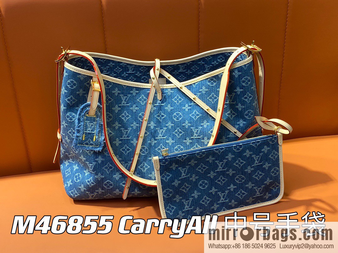 CARRYALL MM Handbag M46855 Blue (Denim) CarryAll Medium Handbag
