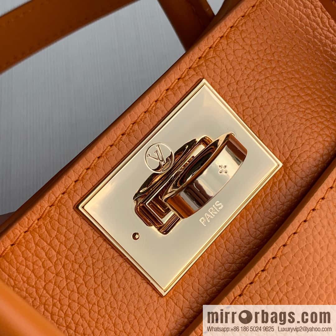 Top original order M57728 orange ON MY SIDE small handbag