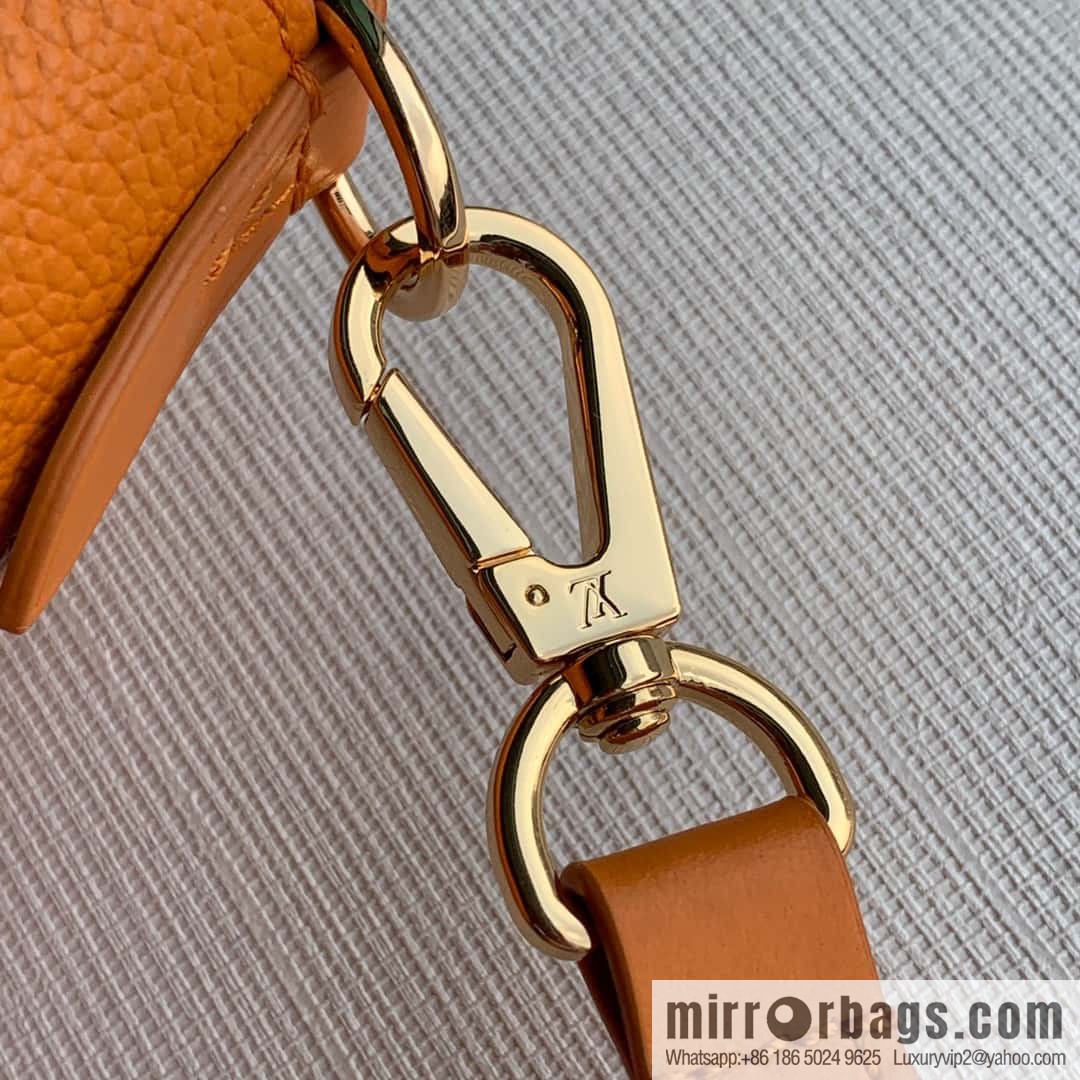 Top original order M57728 orange ON MY SIDE small handbag