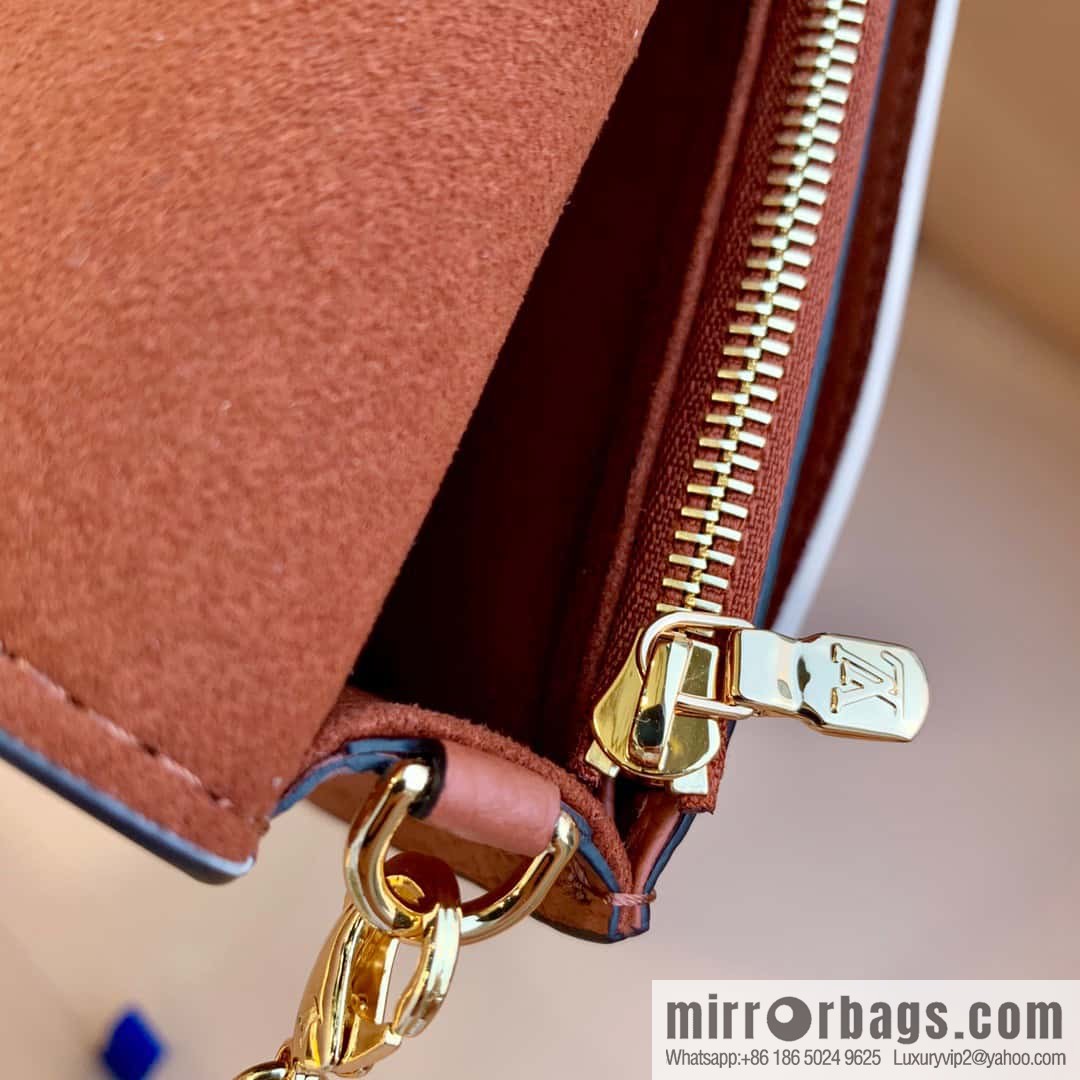 LV M63471MyLockMe chain bag MYLOCKME POCHETTE chain bag