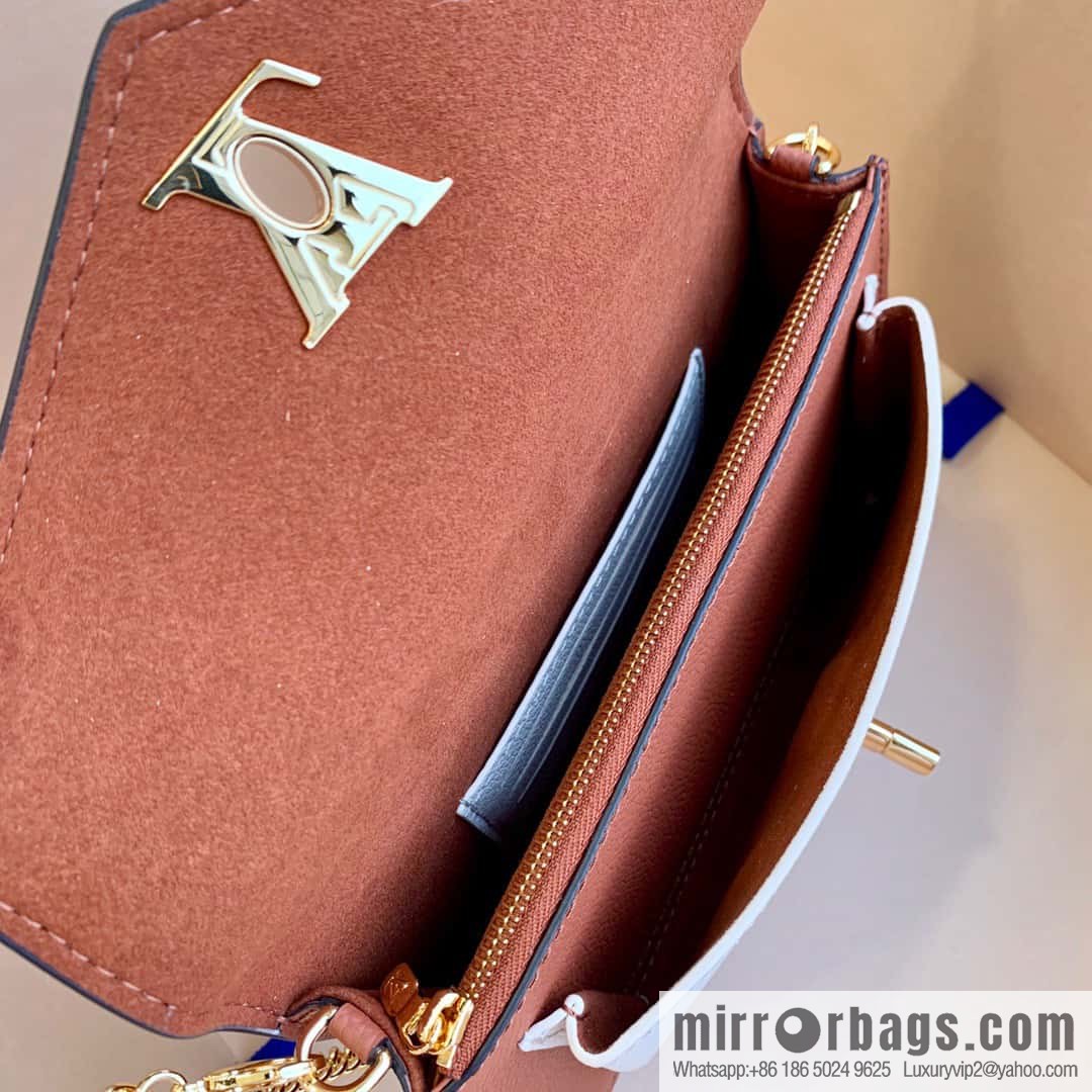 LV M63471MyLockMe chain bag MYLOCKME POCHETTE chain bag