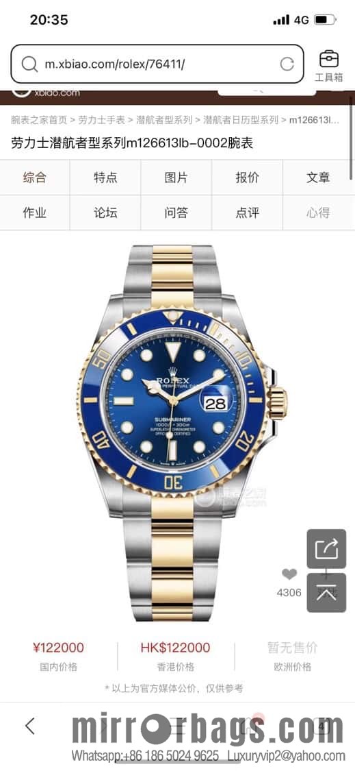 Rolex Submariner series is loaded with Swiss original ETA-2836 movement classic watch diameter 41mm