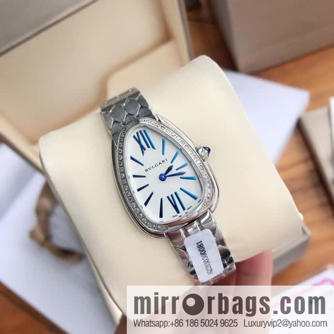 Bvlgari ladies watch, the latest diamond-encrusted Serpenti seduttori snake shadow watch