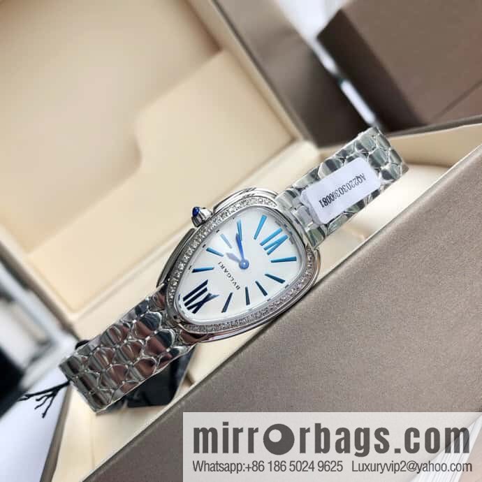 Bvlgari ladies watch, the latest diamond-encrusted Serpenti seduttori snake shadow watch