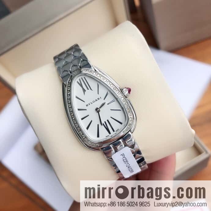 Bvlgari ladies watch, the latest diamond-encrusted Serpenti seduttori snake shadow watch