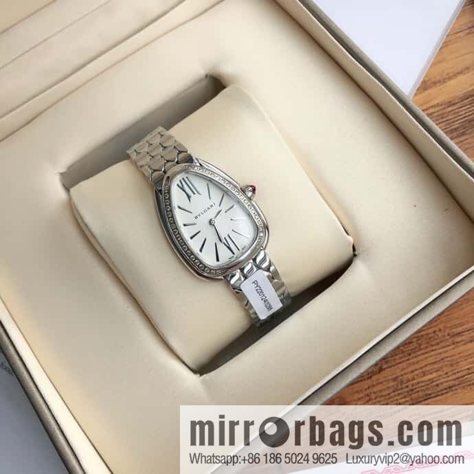 Bvlgari ladies watch, the latest diamond-encrusted Serpenti seduttori snake shadow watch