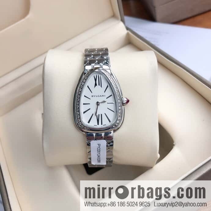 Bvlgari ladies watch, the latest diamond-encrusted Serpenti seduttori snake shadow watch