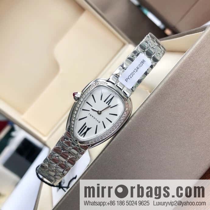 Bvlgari ladies watch, the latest diamond-encrusted Serpenti seduttori snake shadow watch