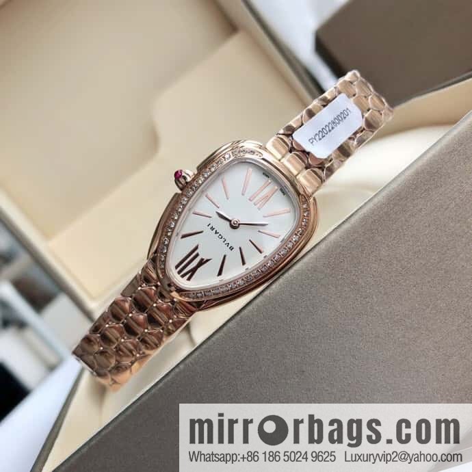 Bvlgari ladies watch, the latest diamond-encrusted Serpenti seduttori snake shadow watch