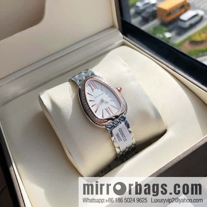 Bvlgari ladies watch, the latest diamond-encrusted Serpenti seduttori snake shadow watch