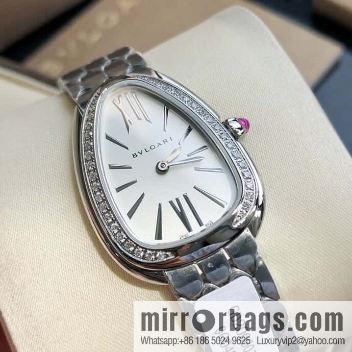 Bvlgari ladies watch, the latest diamond-encrusted Serpenti seduttori snake shadow watch