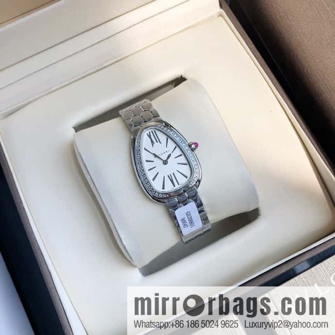 Bvlgari ladies watch, the latest diamond-encrusted Serpenti seduttori snake shadow watch