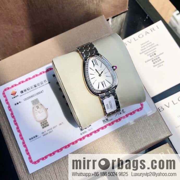 Bvlgari ladies watch, the latest diamond-encrusted Serpenti seduttori snake shadow watch
