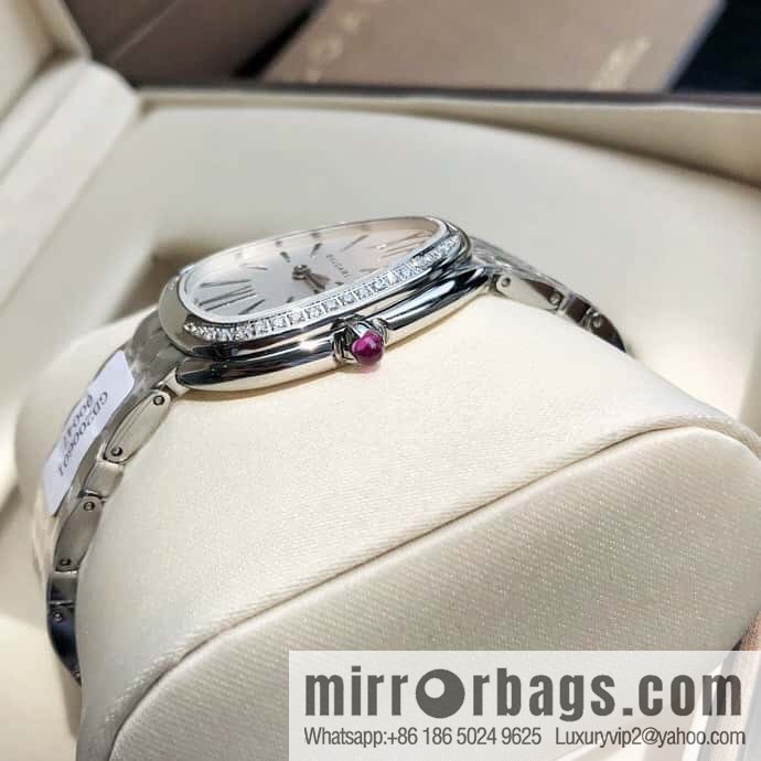 Bvlgari ladies watch, the latest diamond-encrusted Serpenti seduttori snake shadow watch