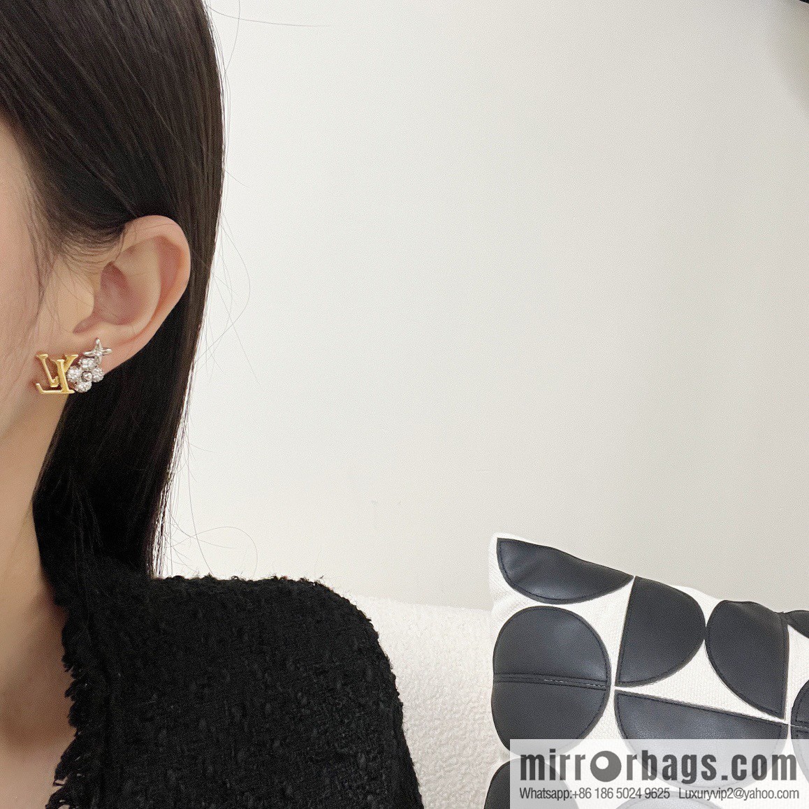 ❗️New ❗️ M01265 ☀ Louis Vuitton LV GRAM Earrings, Necklace