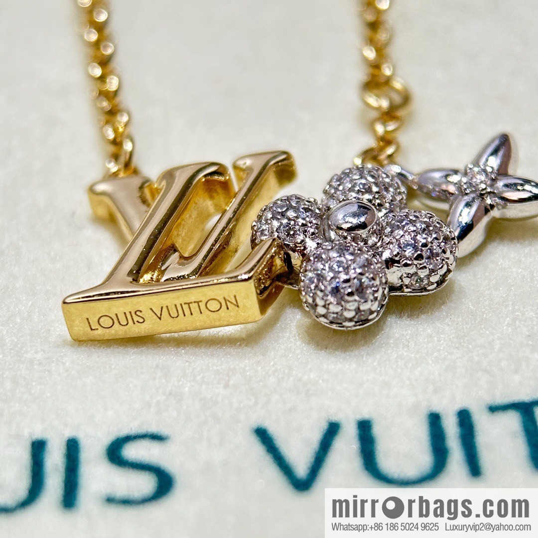 ❗️New ❗️ M01265 ☀ Louis Vuitton LV GRAM Earrings, Necklace
