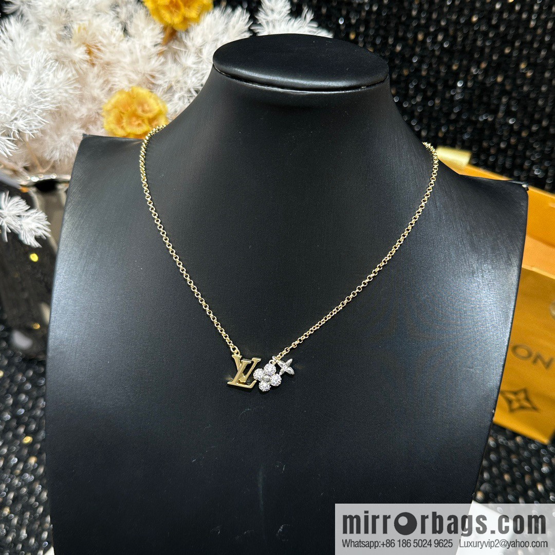 ❗️New ❗️ M01265 ☀ Louis Vuitton LV GRAM Earrings, Necklace