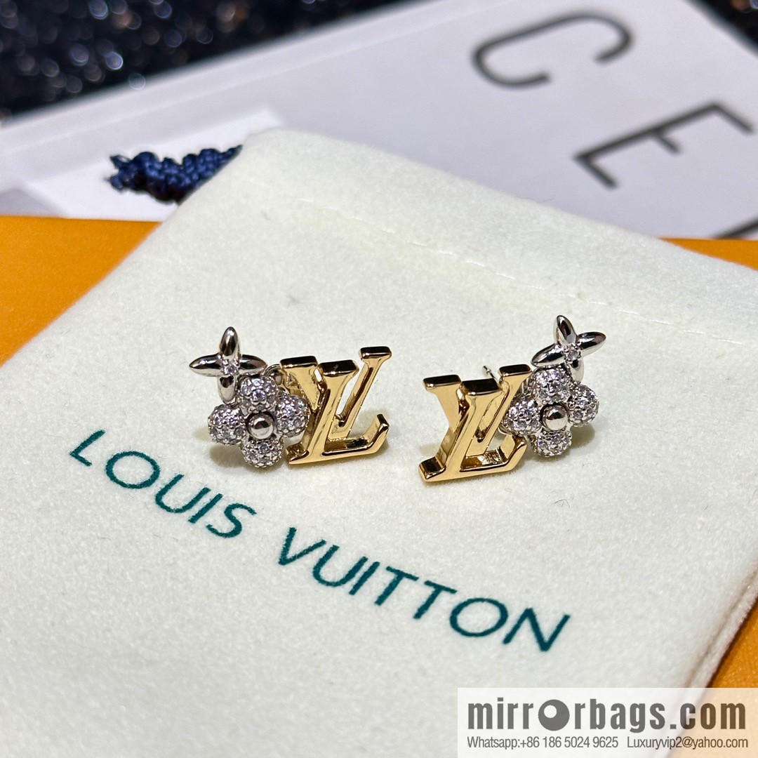 ❗️New ❗️ M01265 ☀ Louis Vuitton LV GRAM Earrings, Necklace