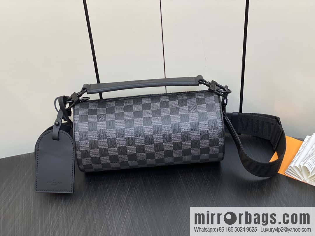 [Original order boutique] M46796 Haige, cylinder bag men's bag series, this Soft Polochon small handbag.