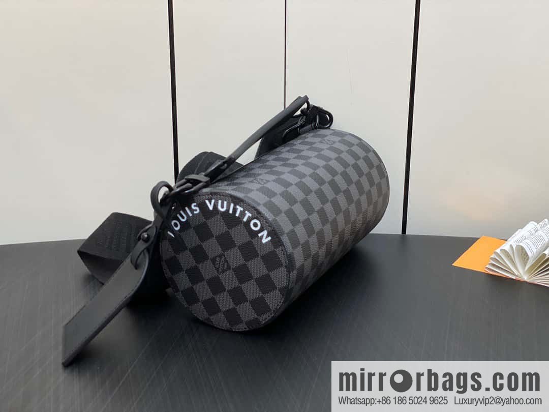 [Original order boutique] M46796 Haige, cylinder bag men's bag series, this Soft Polochon small handbag.