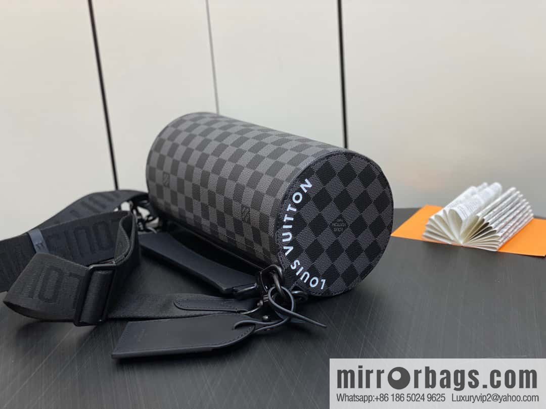 [Original order boutique] M46796 Haige, cylinder bag men's bag series, this Soft Polochon small handbag.